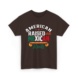 American Raised Mexican Roots T-Shirt - Dark Chocolate