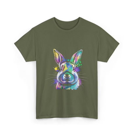 Animal Art T-Shirt - Military Green