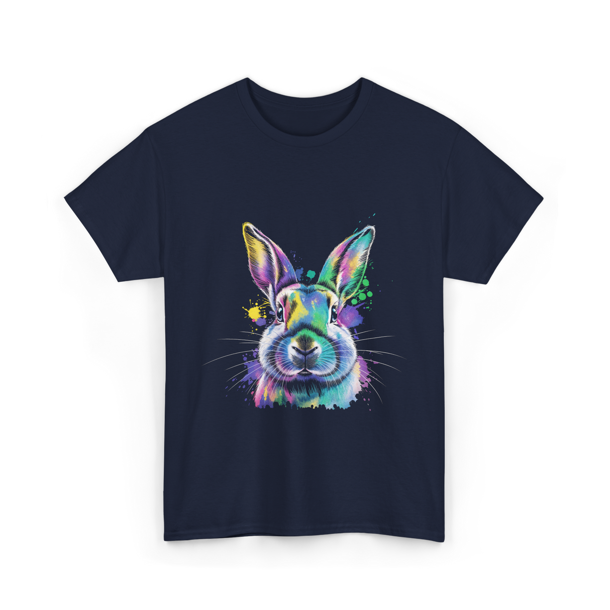 Animal Art T-Shirt - Navy