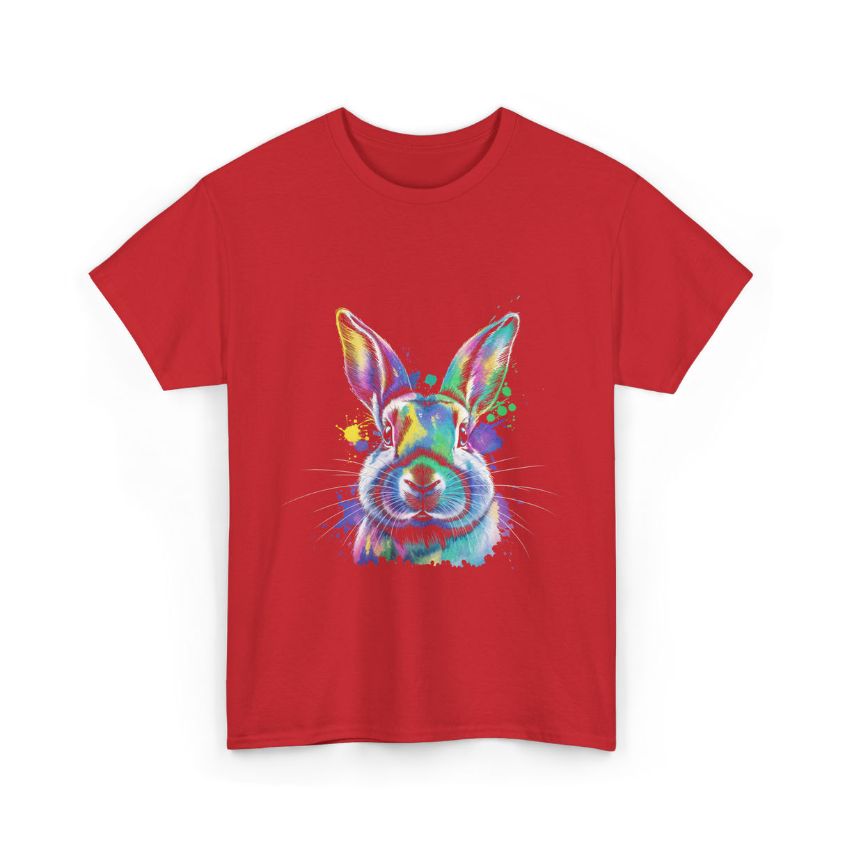 Animal Art T-Shirt - Red