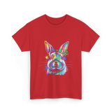 Animal Art T-Shirt - Red