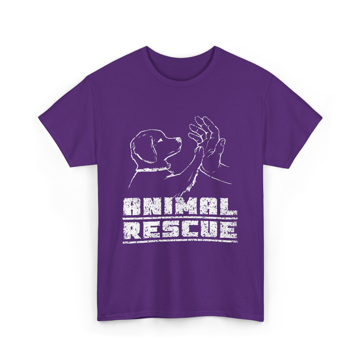 Animal Rescue Dog Rescue T-Shirt - Purple