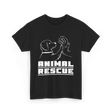 Animal Rescue For Animals T-Shirt - Black