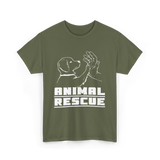 Animal Rescue For Animals T-Shirt - Military Green