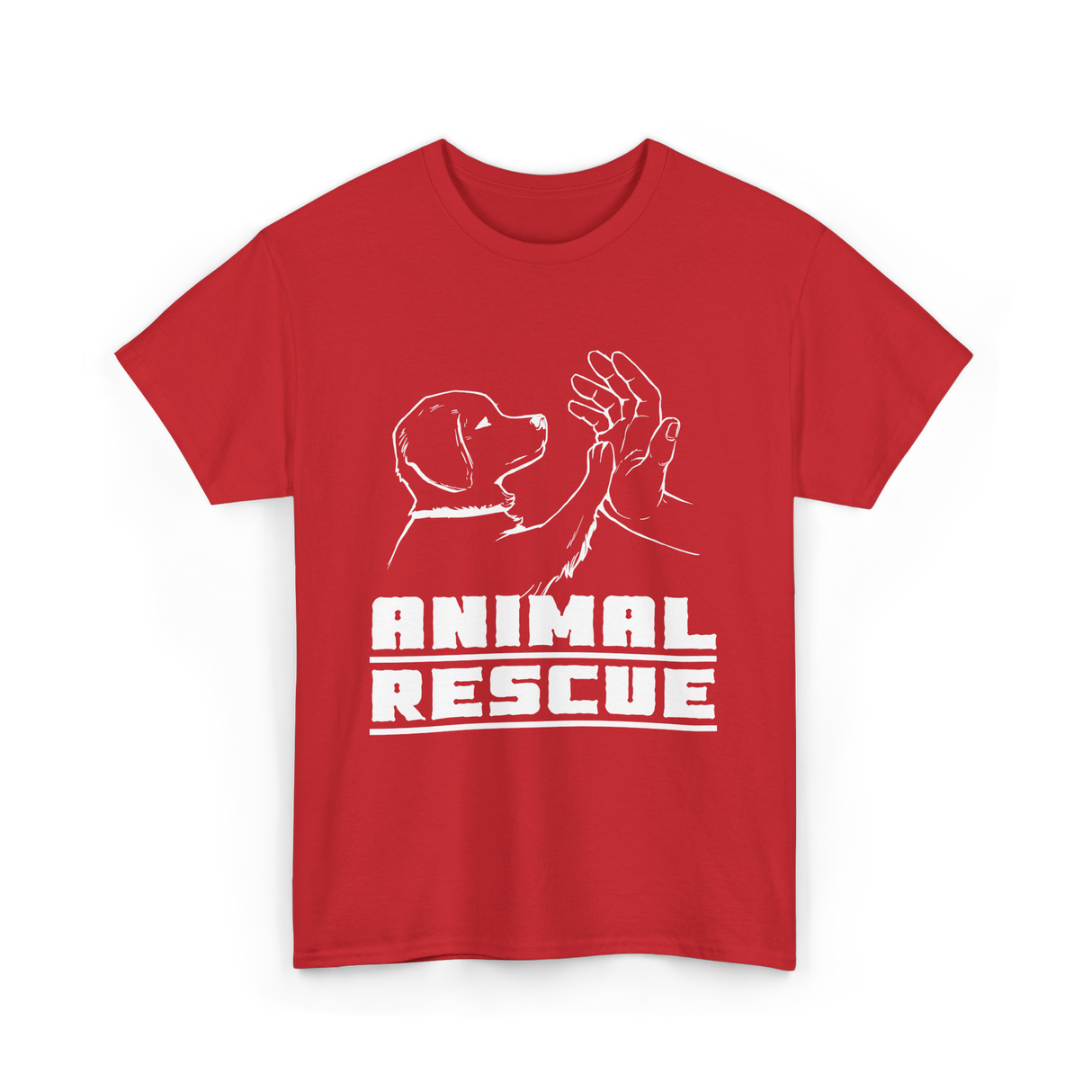 Animal Rescue For Animals T-Shirt - Red