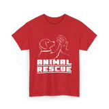 Animal Rescue For Animals T-Shirt - Red