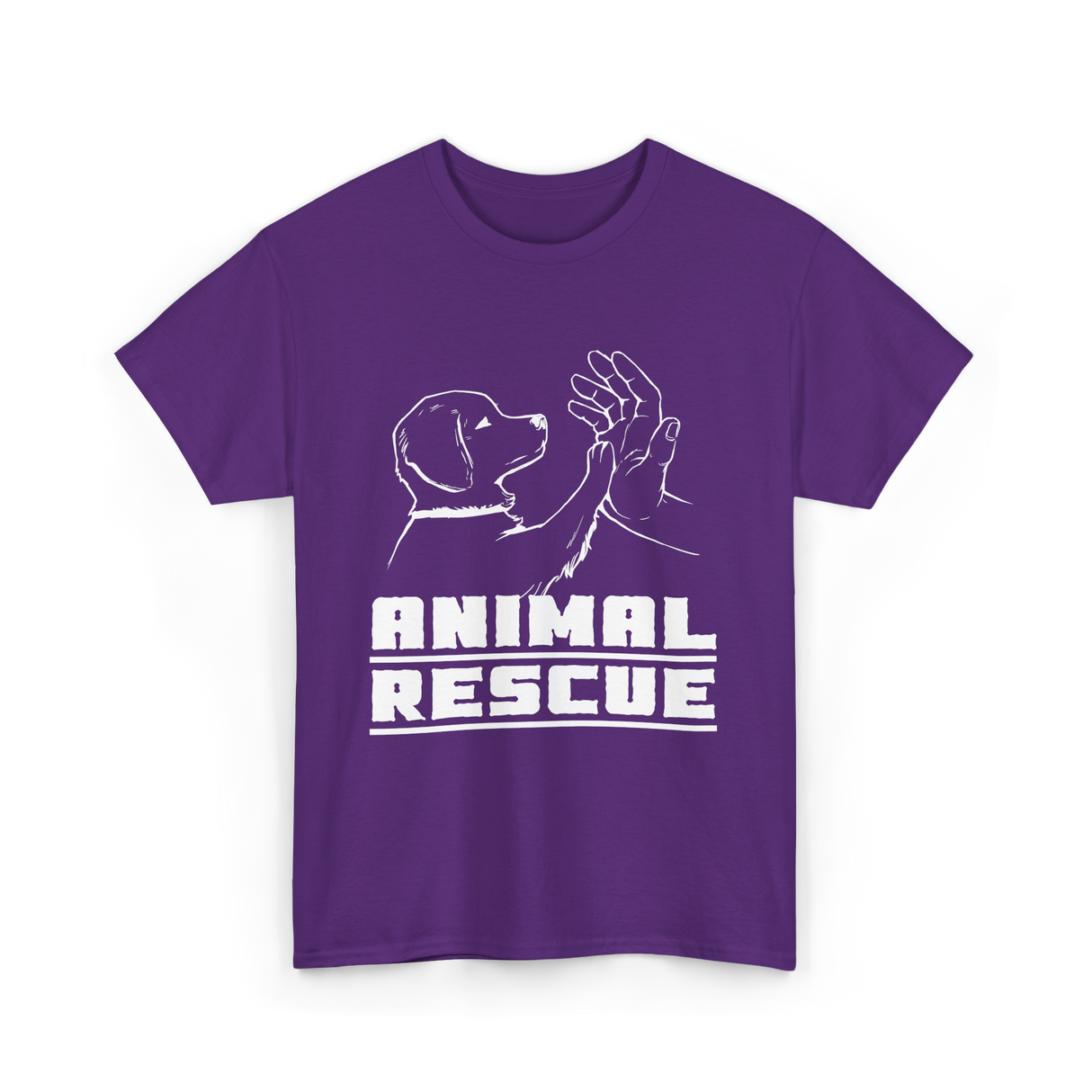 Animal Rescue For Animals T-Shirt - Purple