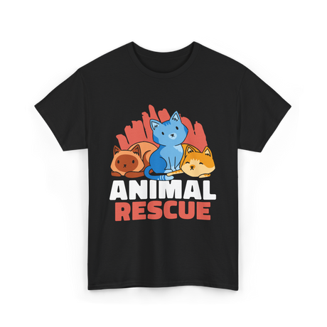 Animal Rescue Rescue Animals T-Shirt - Black