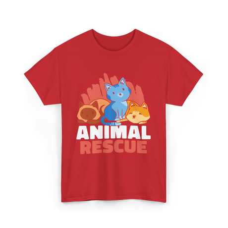 Animal Rescue Rescue Animals T-Shirt - Red