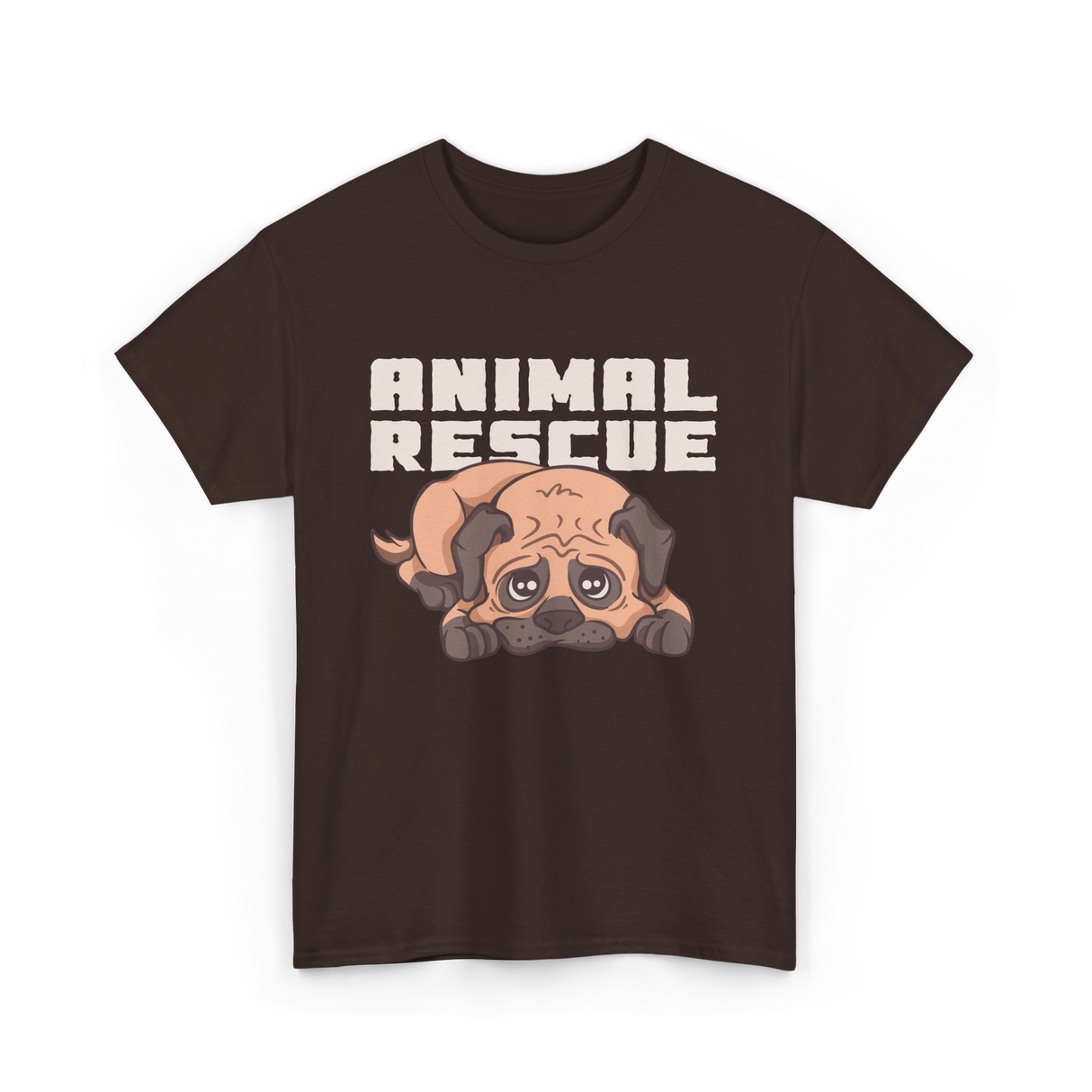 Animal Rescue Rescue Animals T-Shirt - Dark Chocolate