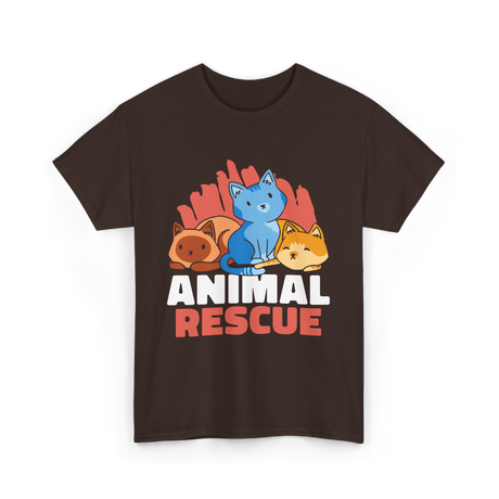 Animal Rescue Rescue Animals T-Shirt - Dark Chocolate