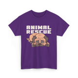 Animal Rescue Rescue Animals T-Shirt - Purple