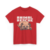 Animal Rescue Rescue Animals T-Shirt - Red