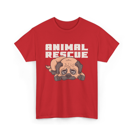 Animal Rescue Rescue Animals T-Shirt - Red