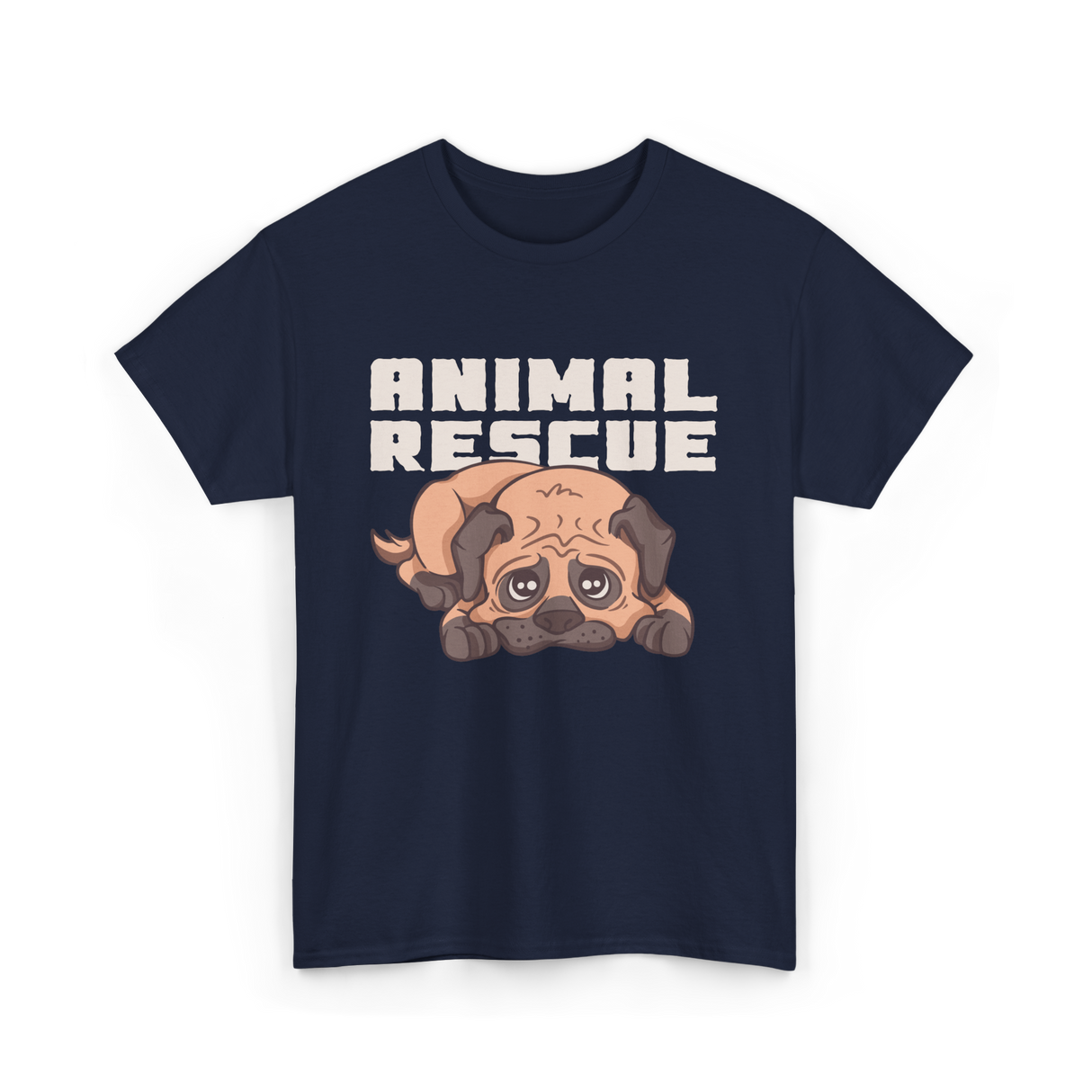 Animal Rescue Rescue Animals T-Shirt - Navy