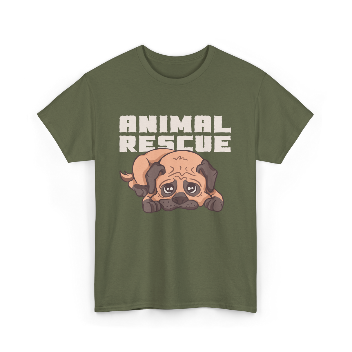 Animal Rescue Rescue Animals T-Shirt - Military Green