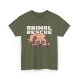 Animal Rescue Rescue Animals T-Shirt - Military Green