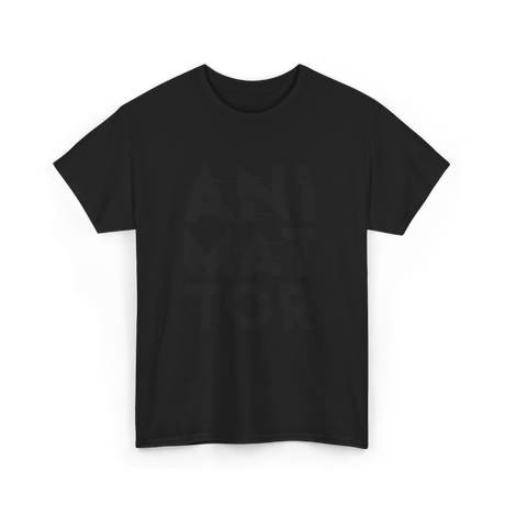 Animator Animation Team Job T-Shirt - Black