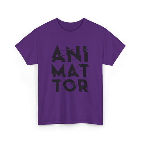 Animator Animation Team Job T-Shirt - Purple