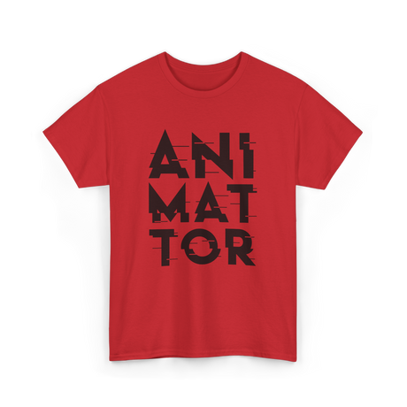 Animator Animation Team Job T-Shirt - Red