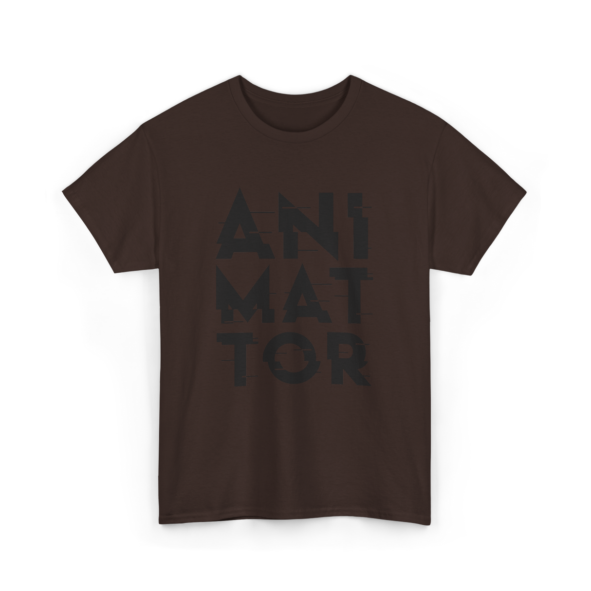 Animator Animation Team Job T-Shirt - Dark Chocolate