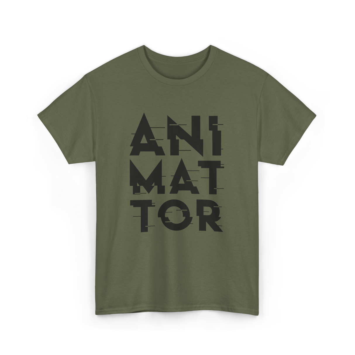 Animator Animation Team Job T-Shirt - Military Green