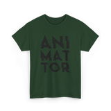 Animator Animation Team Job T-Shirt - Forest Green