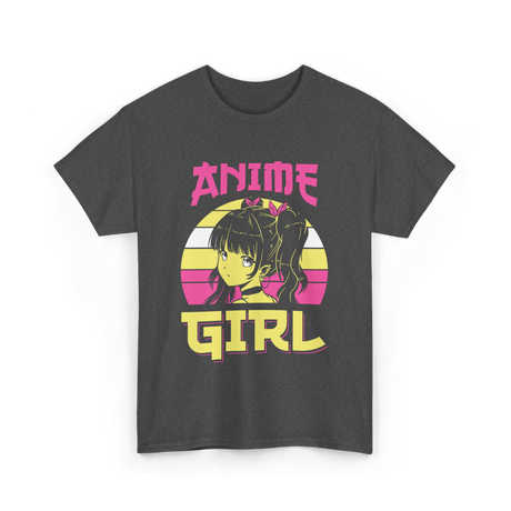 Anime Girl Anime Character T-Shirt - Dark Heather