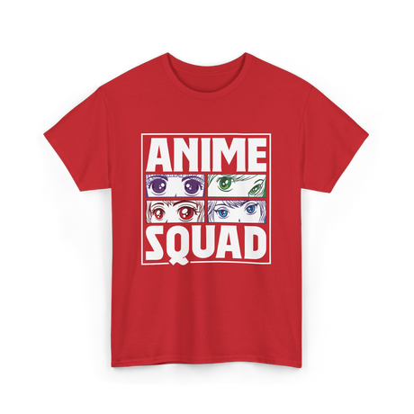 Anime Squad Anime Fans T-Shirt - Red