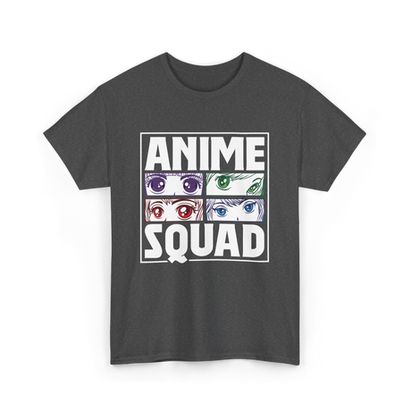 Anime Squad Anime Fans T-Shirt - Dark Heather