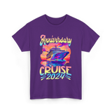 Anniversary Cruise 2024 Cruise T-Shirt - Purple