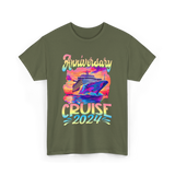 Anniversary Cruise 2024 Cruise T-Shirt - Military Green