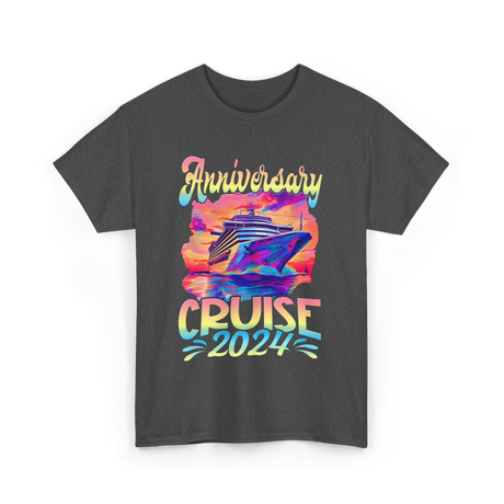 Anniversary Cruise 2024 Cruise T-Shirt - Dark Heather