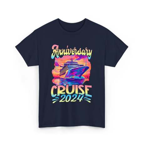 Anniversary Cruise 2024 Cruise T-Shirt - Navy