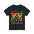 Anniversary Cruise Squad Cruise Team T-Shirt - Black