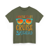 Anniversary Cruise Squad Cruise Team T-Shirt - Military Green