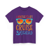 Anniversary Cruise Squad Cruise Team T-Shirt - Purple