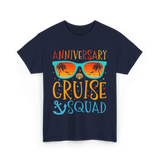 Anniversary Cruise Squad Cruise Team T-Shirt - Navy