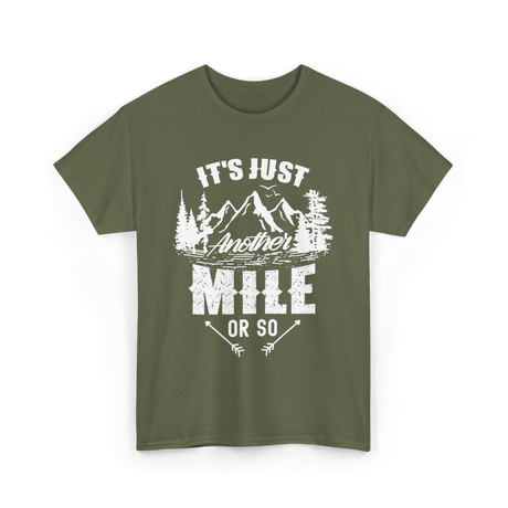 Another Mile Hiking Adventure T-Shirt - Military Green