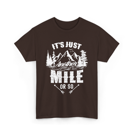 Another Mile Hiking Adventure T-Shirt - Dark Chocolate