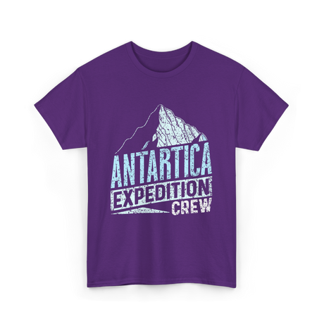 Antarctica Expedition Crew Antarctica T-Shirt - Purple