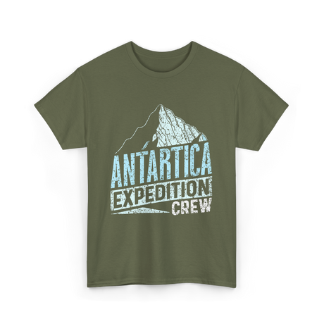 Antarctica Expedition Crew Antarctica T-Shirt - Military Green