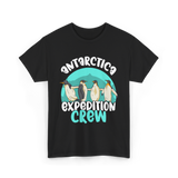 Antarctica Expedition Crew Penguin T-Shirt - Black