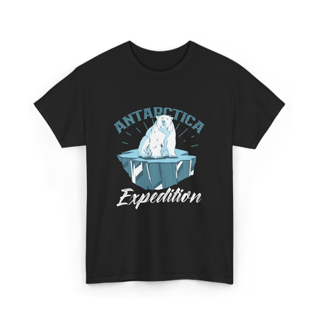 Antarctica Expedition Polar Bear T-Shirt - Black