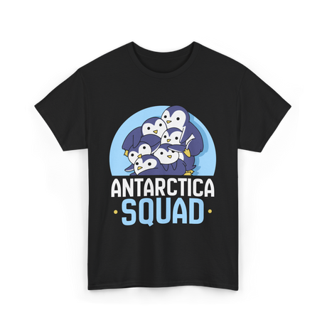 Antarctica Squad Penguin T-Shirt - Black