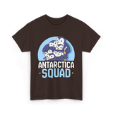 Antarctica Squad Penguin T-Shirt - Dark Chocolate