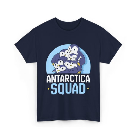 Antarctica Squad Penguin T-Shirt - Navy