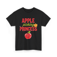 Apple Picking Princess Kids T-Shirt - Black