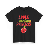 Apple Picking Princess Kids T-Shirt - Black