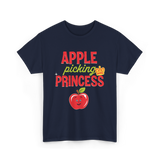 Apple Picking Princess Kids T-Shirt - Navy